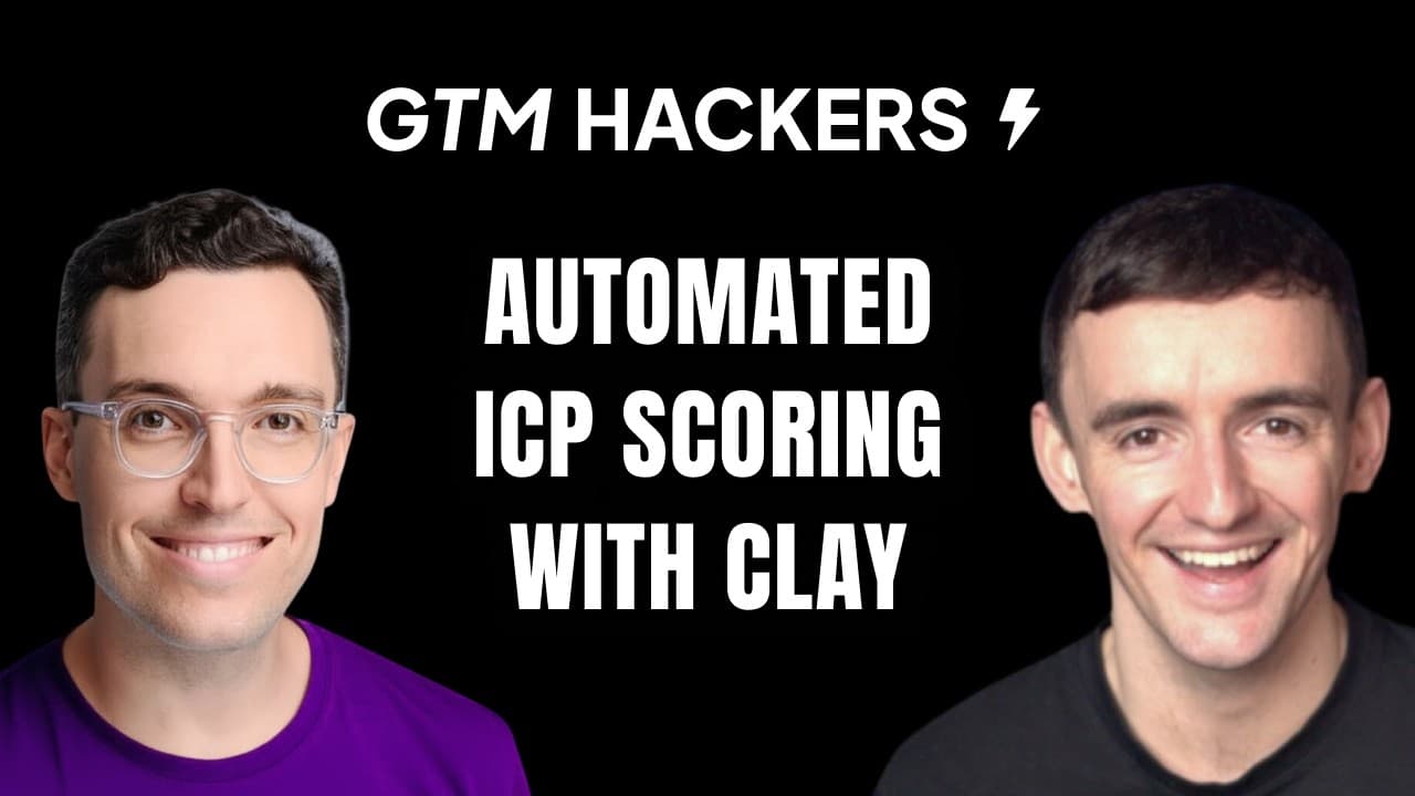 He automates ICP scoring using Clay & AI workflows