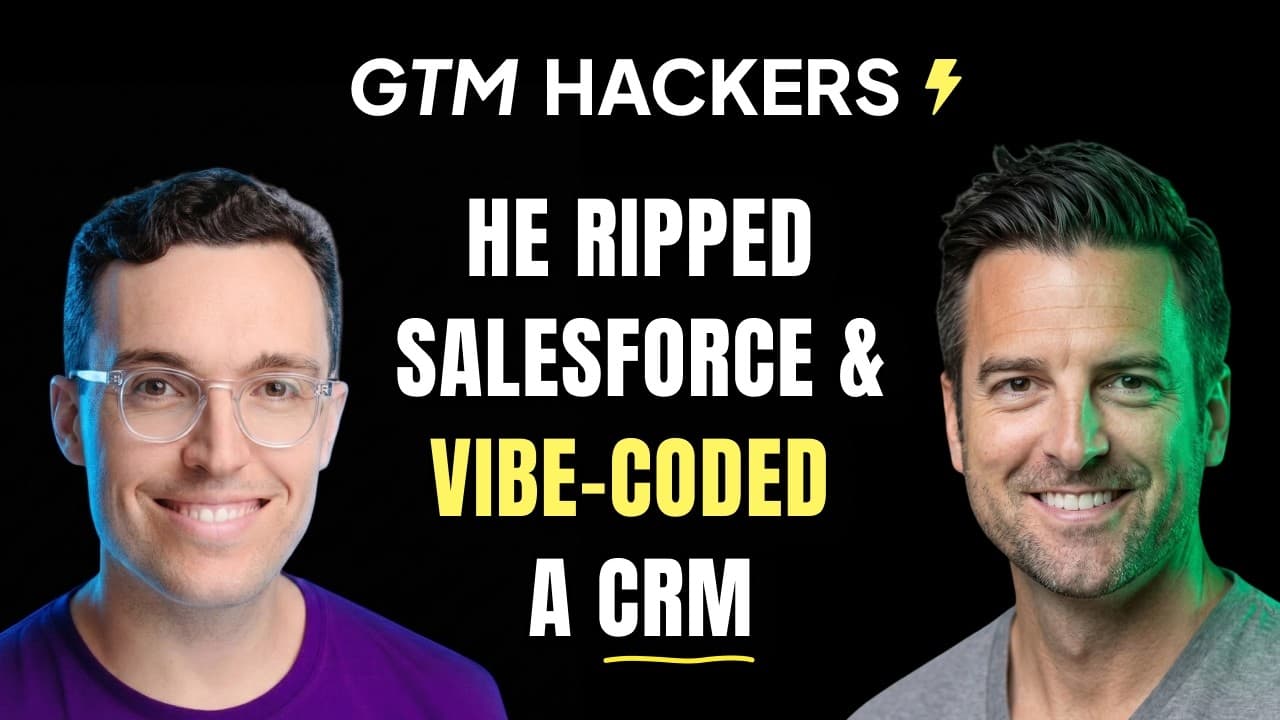 He Ripped Out Salesforce to Vibe Code His Own CRM (and Built an Autonomous Organization)