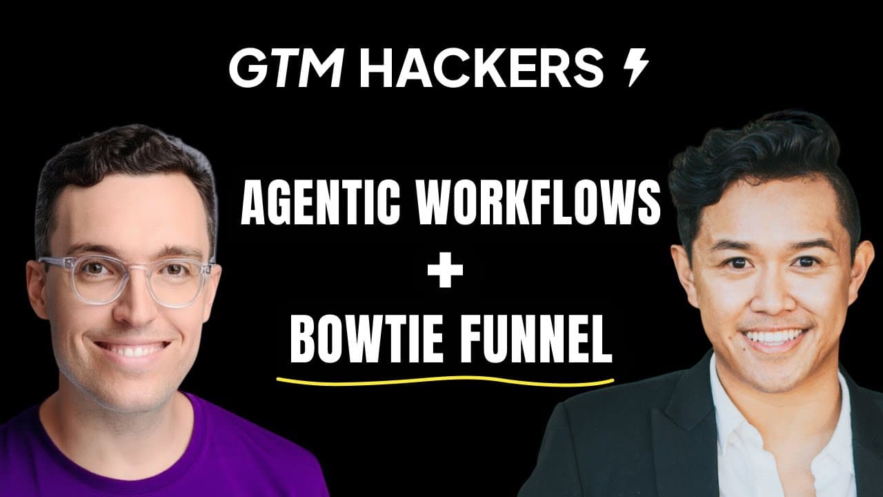 He Builds Horizontal Agentic Workflows Using The Bowtie Funnel